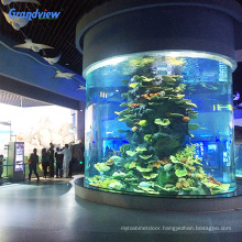 High purity PMMA aquarium accessories/jellyfish live fish aquarium large fish tank